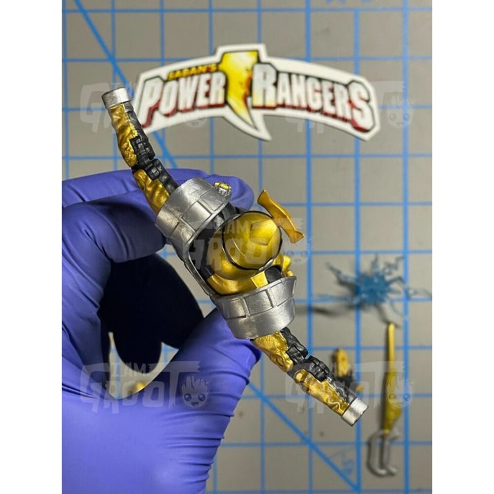 Power Rangers Lightning Collection Gold Ranger Beast Morphers Action Figure - Picture 3 of 4